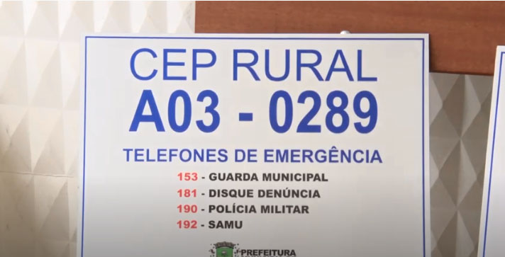 CEP Rural- identificação vai agilizar o atendimento dos moradores da ...